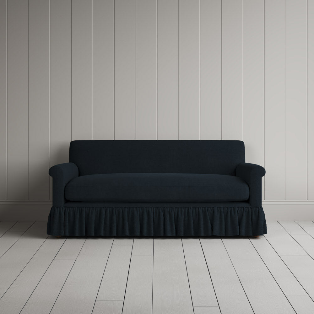 Front Profile Curtain Call 2 Seater Sofa in Black