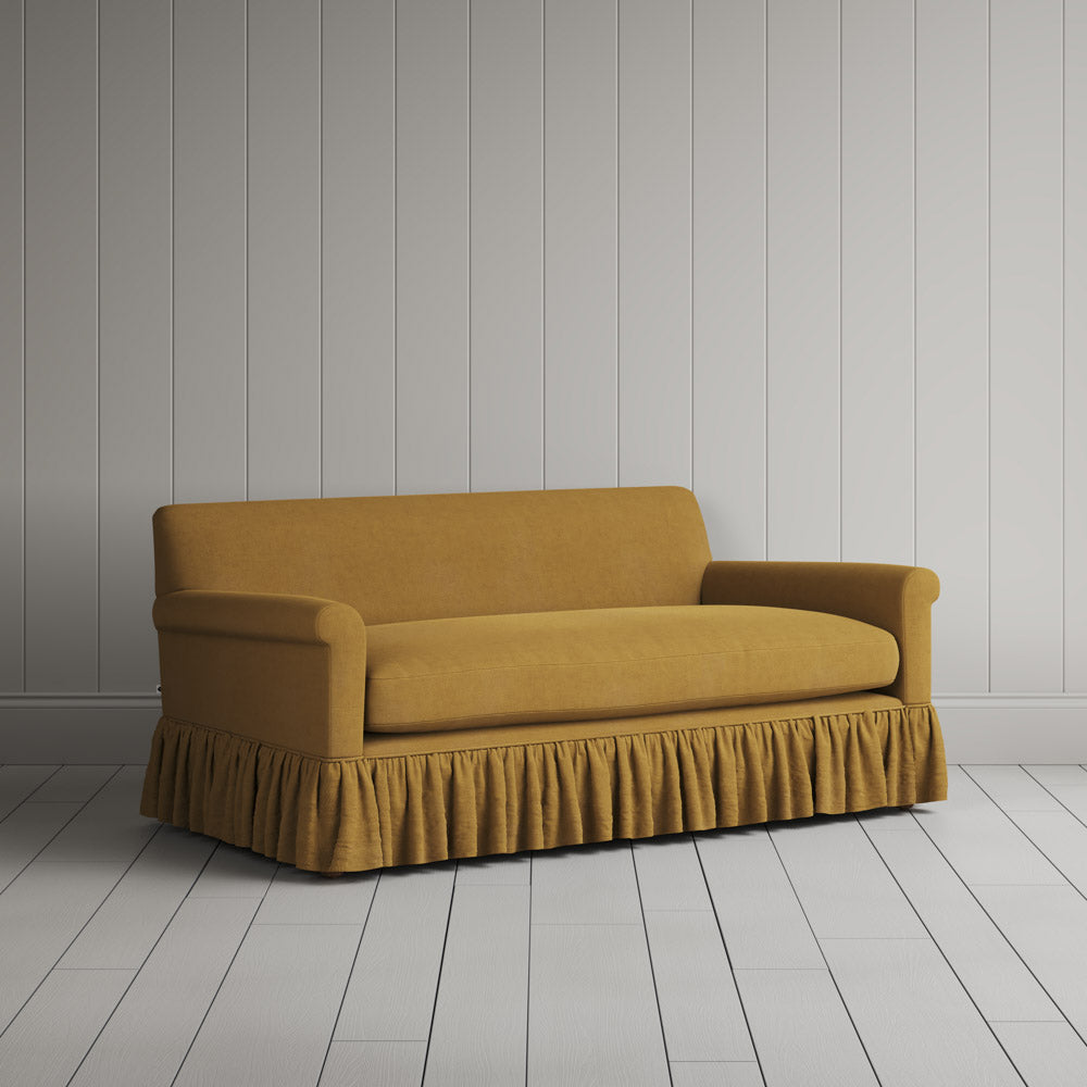 Curtain Call 2 Seater Sofa in Laidback Linen Ochre