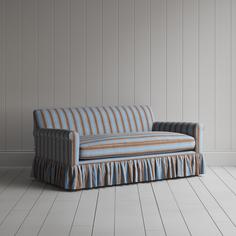 Curtain Call 2 Seater Sofa in Regatta Cotton, Blue