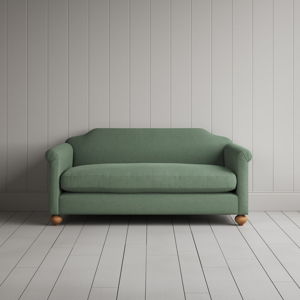 Front view of Dolittle 2 Seater Sofa in Laidback Linen Moss