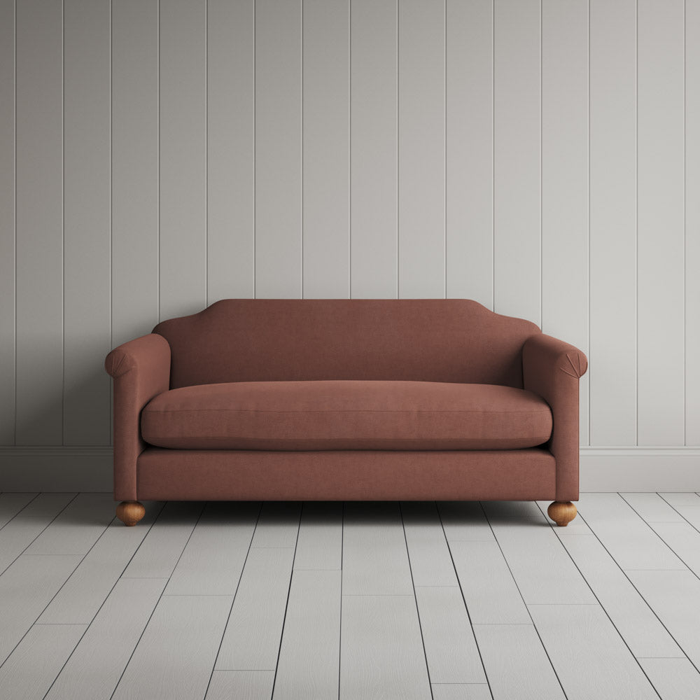Front view of Dolittle 2 Seater Sofa in Laidback Linen Sweet Briar