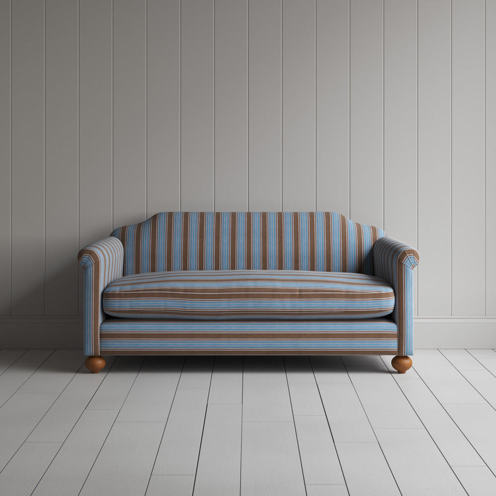 Front view of Dolittle 2 Seater Sofa in Regatta Cotton, Blue