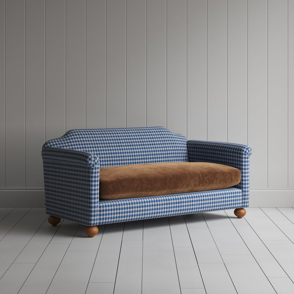 Dolittle 2 seater sofa in Well Plaid Frame and Classic Corduroy Tobacco Seat