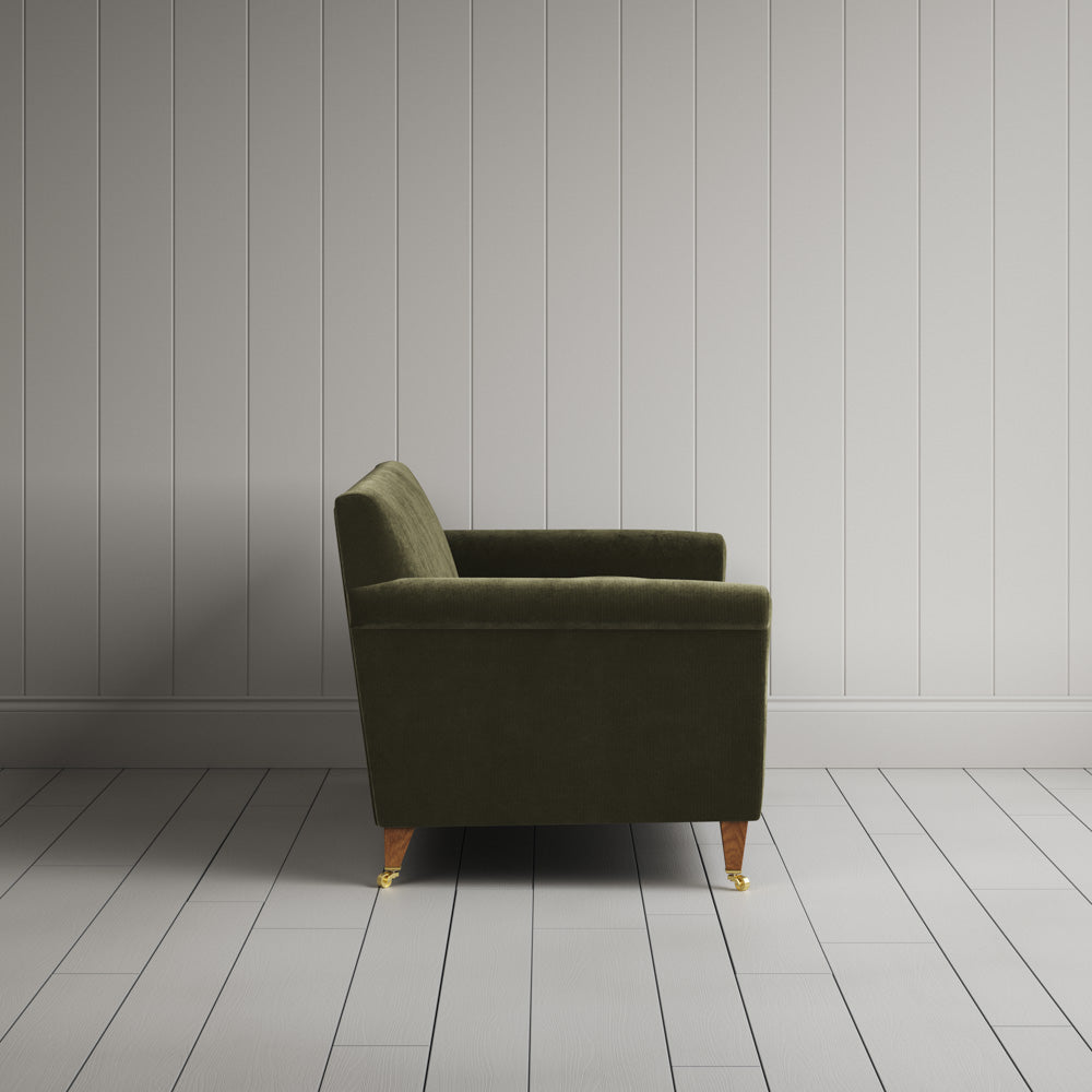 Side view of Idler 2 seater sofa in Classic Corduroy Caper