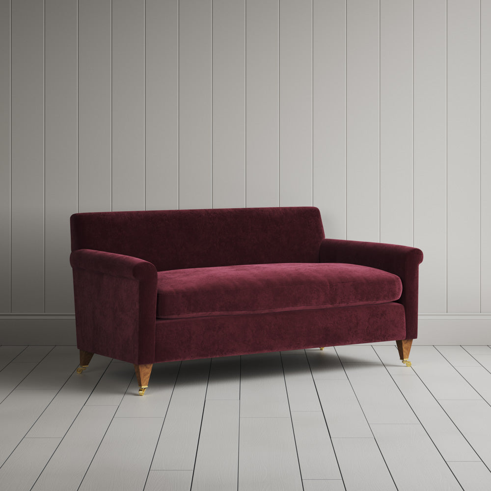 Idler 2 seater sofa in Classic Corduroy Cherry - NiX By Nicola Harding & Co.