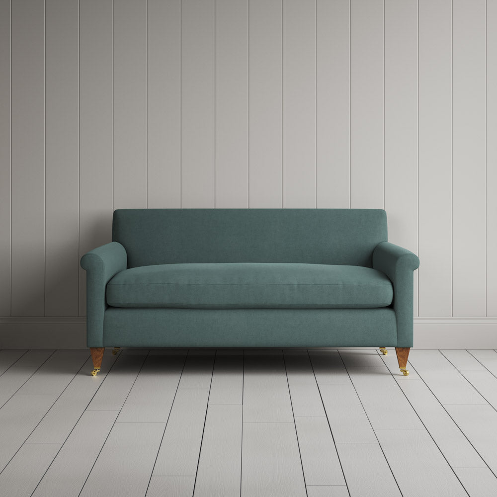 Front View of Idler 2 Seater Sofa in Laidback Linen Mineral