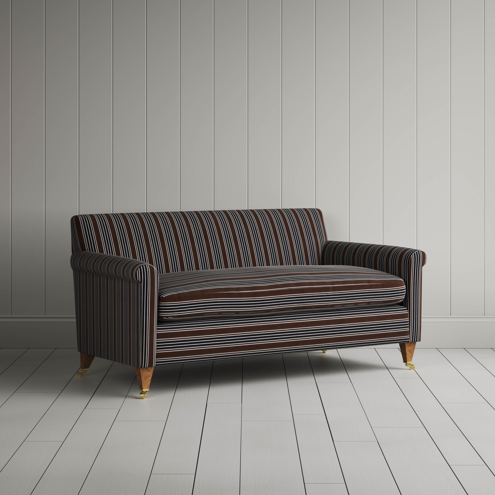 Idler 2 Seater Sofa in Regatta Cotton, Charcoal