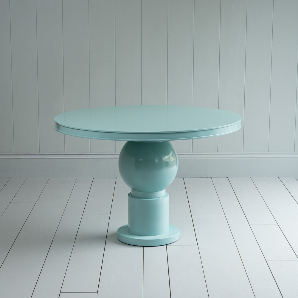 Blue Raconteur Dining Table From NiX By Nicola Harding & Co.