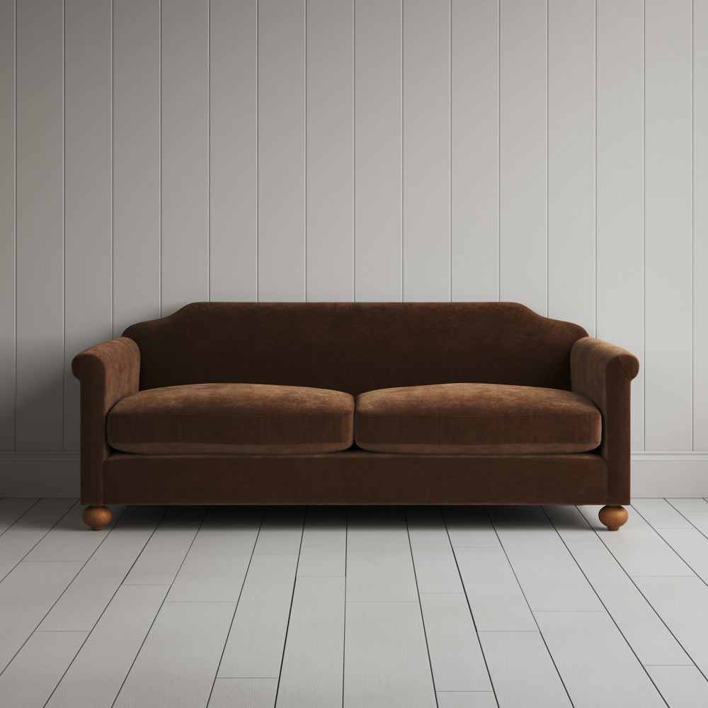 Front View of Dolittle 3 seater sofa in Classic Corduroy Tobacco