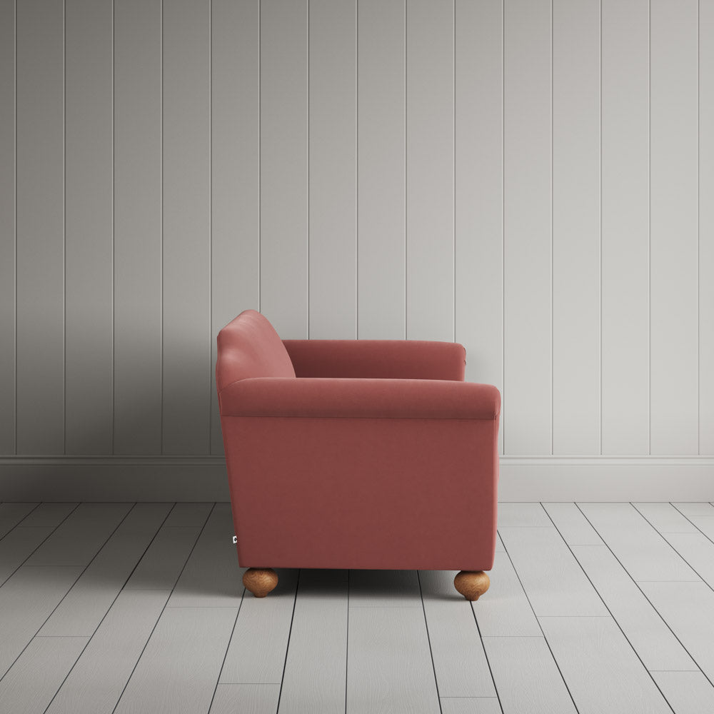 Side View of Dolittle 3 Seater Sofa in Intelligent Velvet Damson