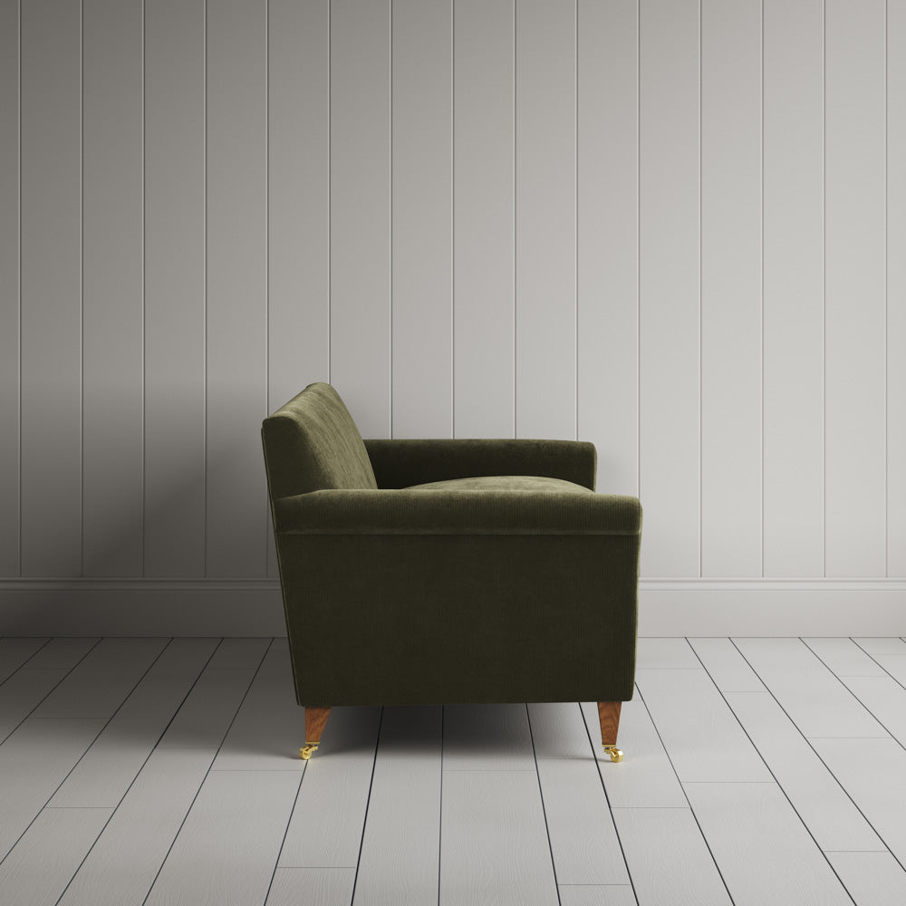 Side view of Idler 3 seater sofa in Classic Corduroy Caper