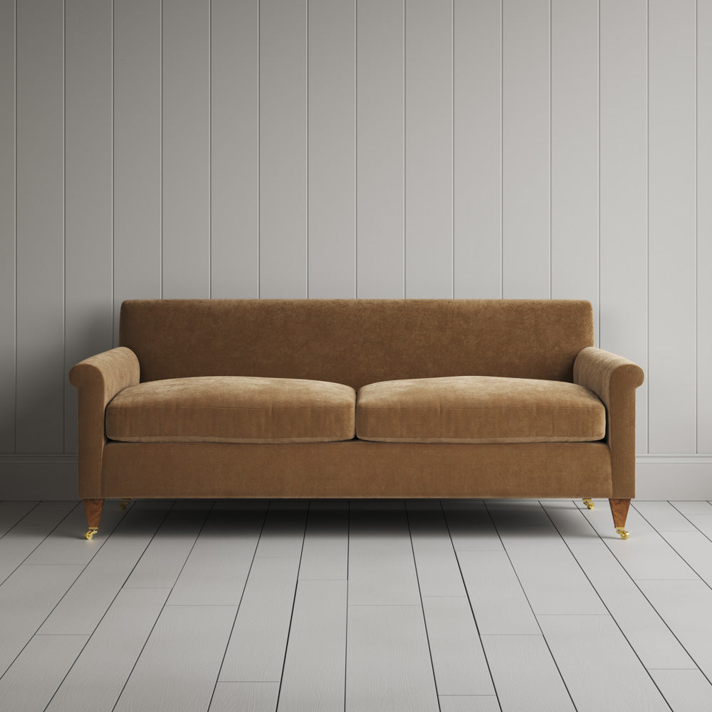 Idler 3 seater sofa in Stone Beige Classic Corduroy, hand crafted in UK