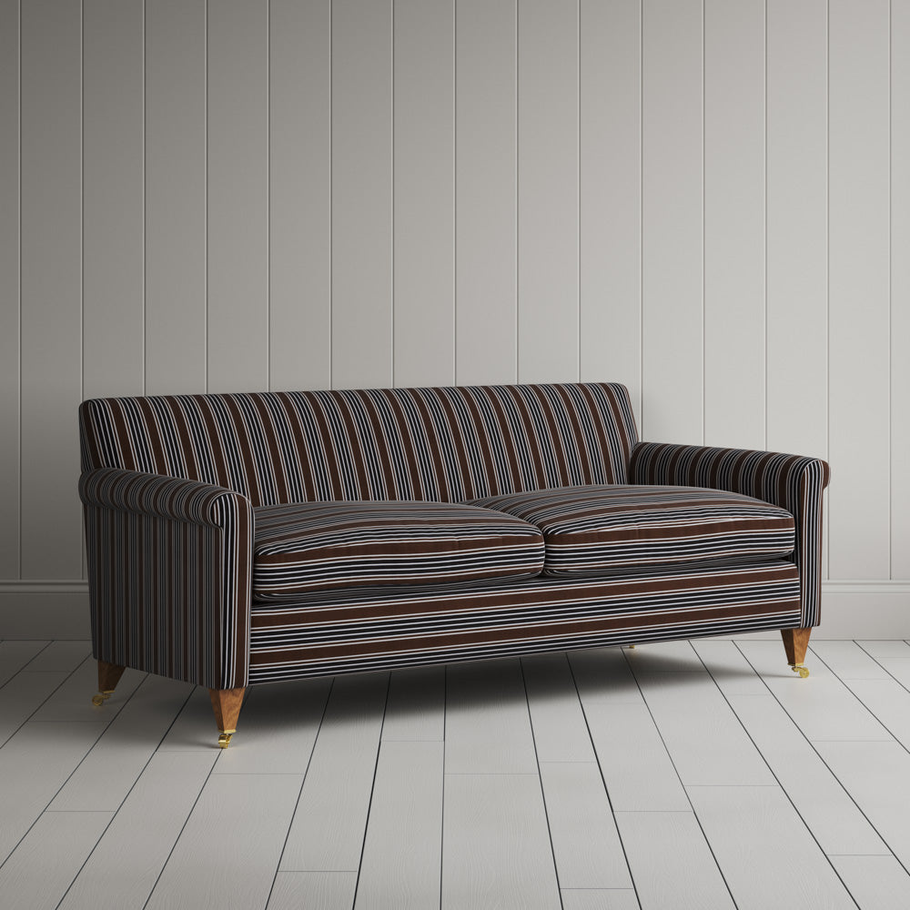 Idler 3 Seater Sofa in Regatta Cotton, Charcoal