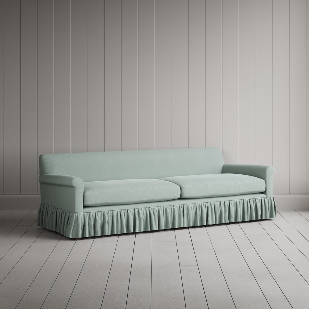 Curtain Call 4 Seater Sofa in Laidback Linen Sky