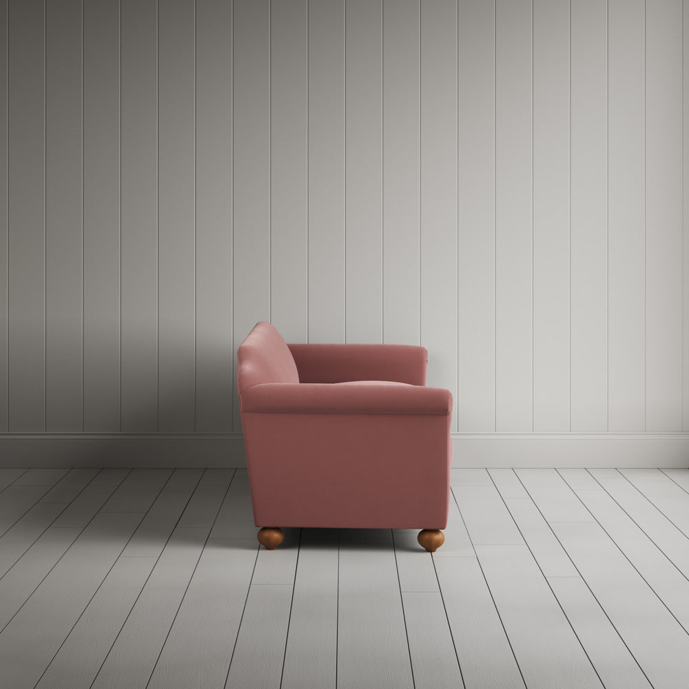Side profile of Dolittle 4 seater Sofa in Intelligent Velvet Rose