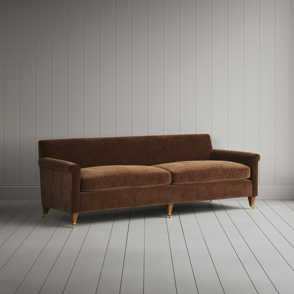 Idler 4 seater sofa in Classic Corduroy Tobacco - NiX By Nicola Harding & Co.
