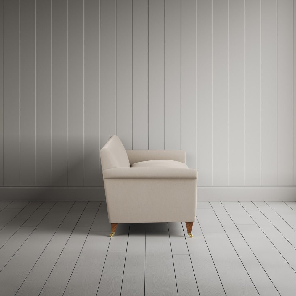 Idler 4 seater sofa in Laidback Linen Dove side profile