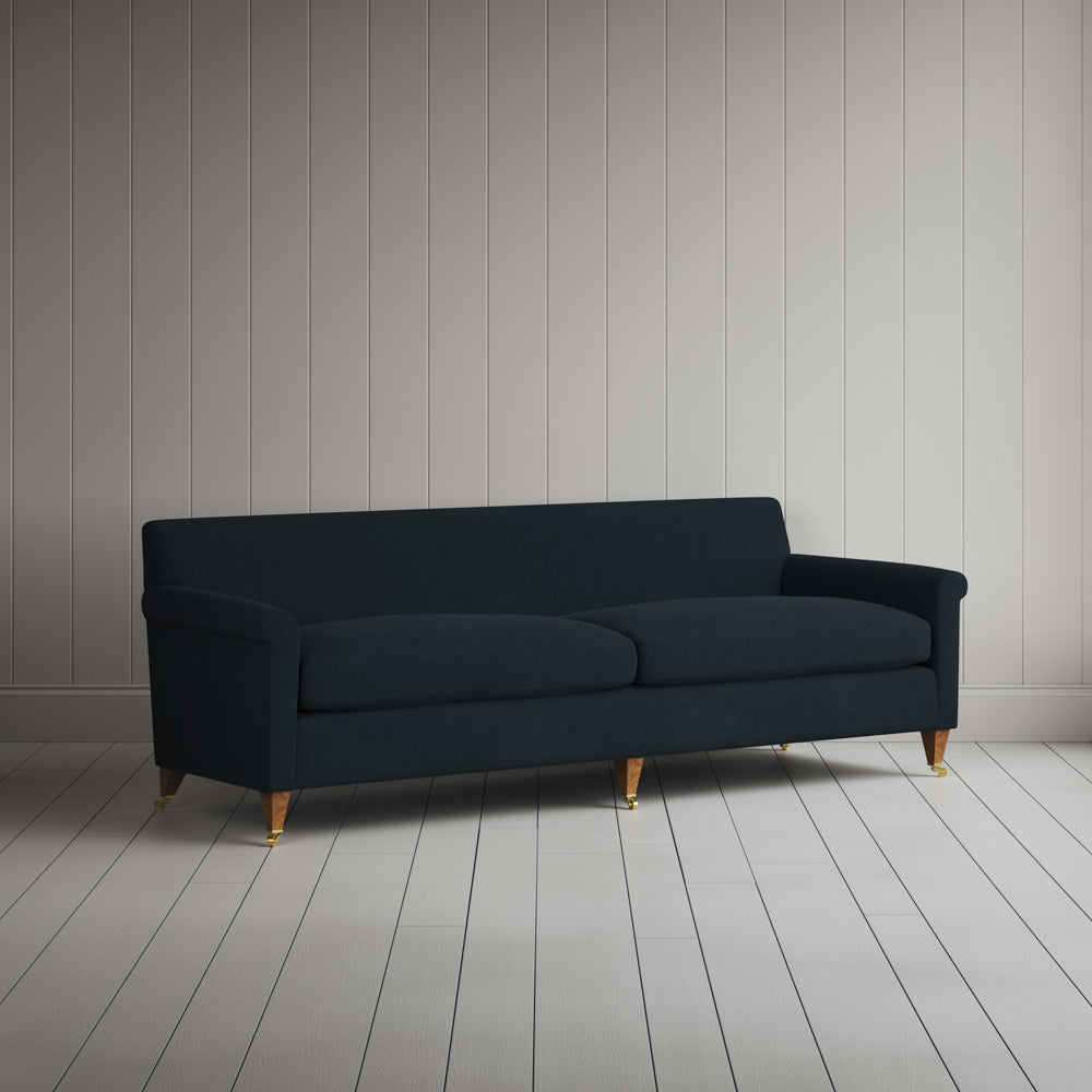 Idler 4 seater sofa in Laidback Linen Midnight
