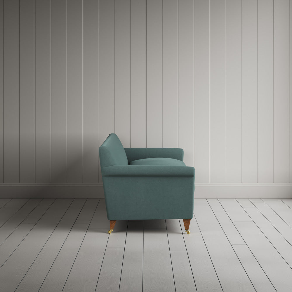 Side profile of Idler 4 seater sofa in Laidback Linen Mineral