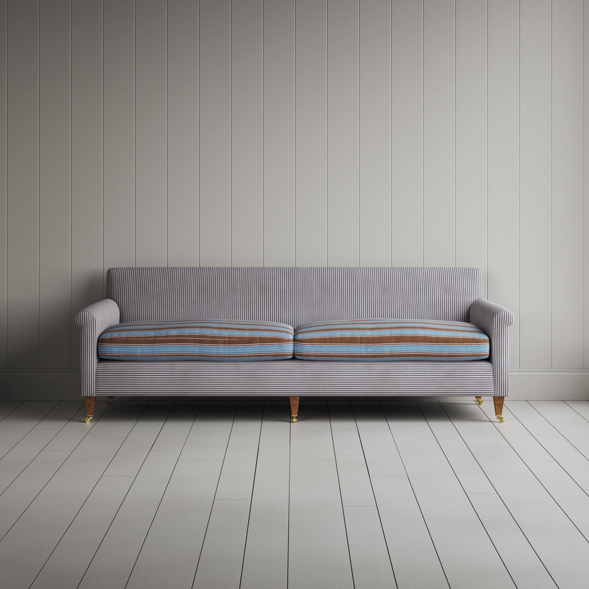 Front view of the Idler 4 seater sofa by NiX