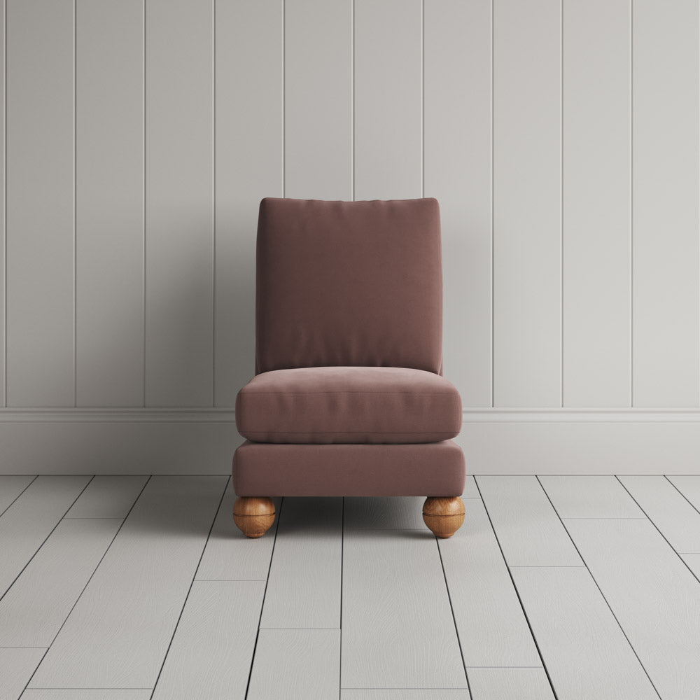 Velvet Slipper Armchair
