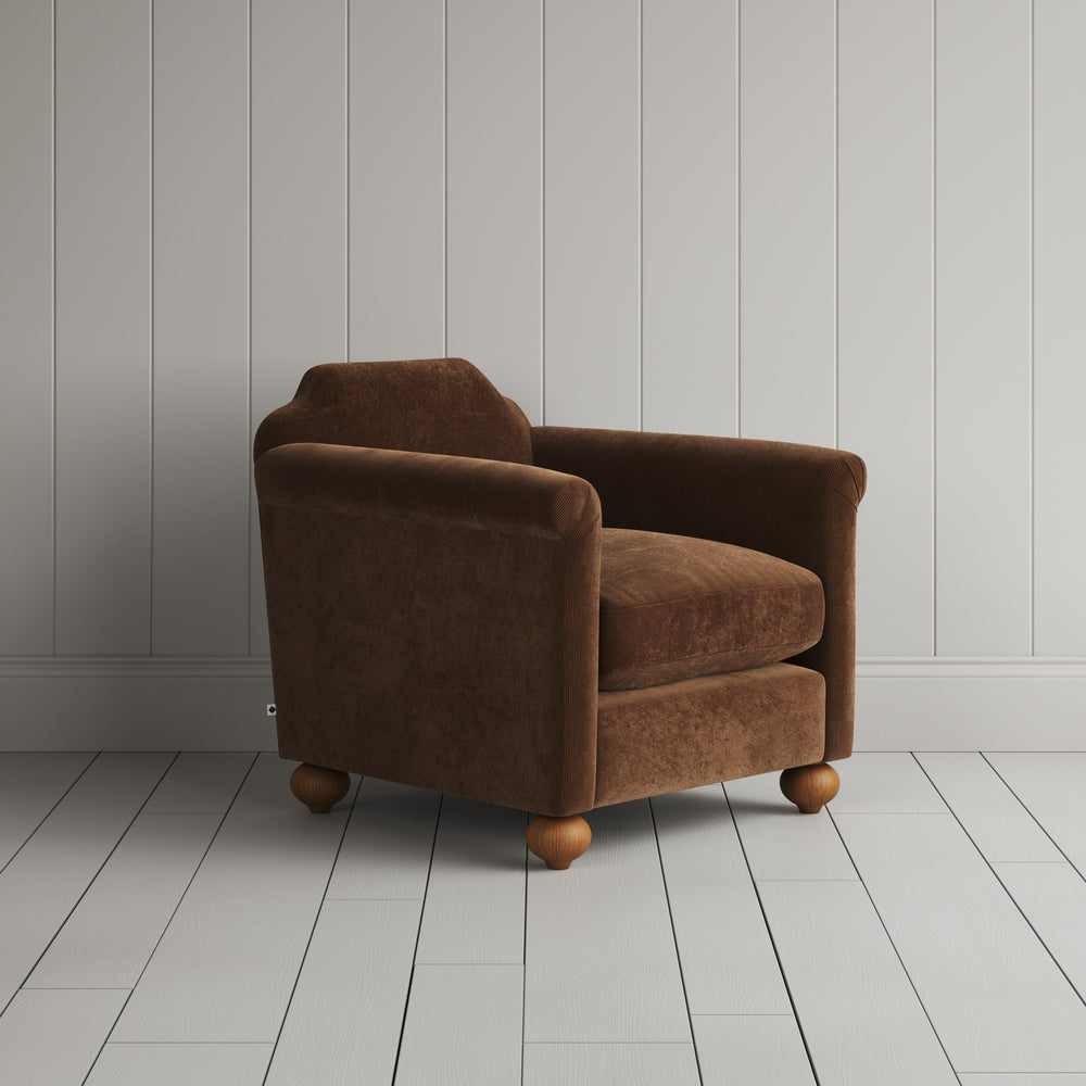 Armchair in Classic Corduroy Tobacco