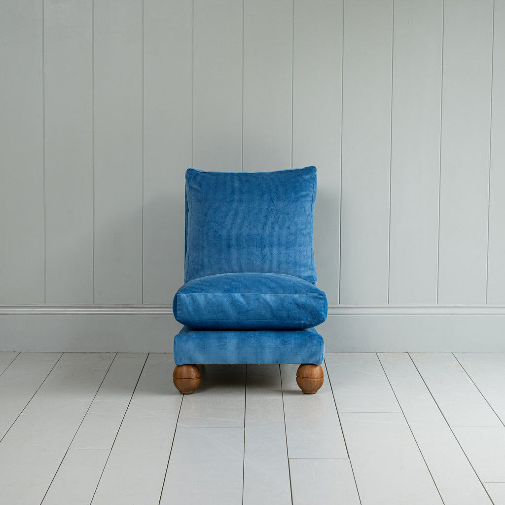 Classic Blue Slipper Chair