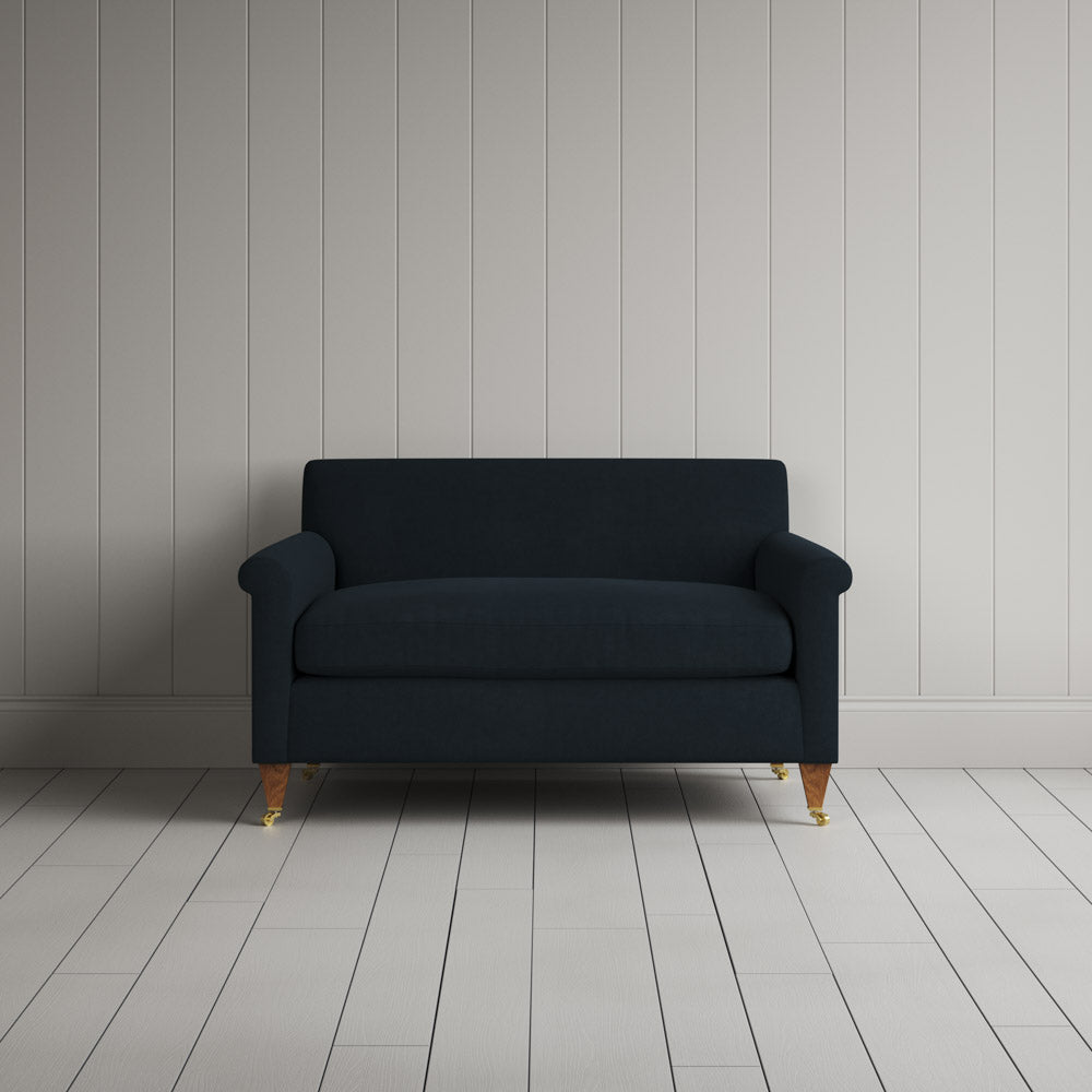Front view of the Idler BIG LOVE seat in Midnight Laidback Linen by Nix.