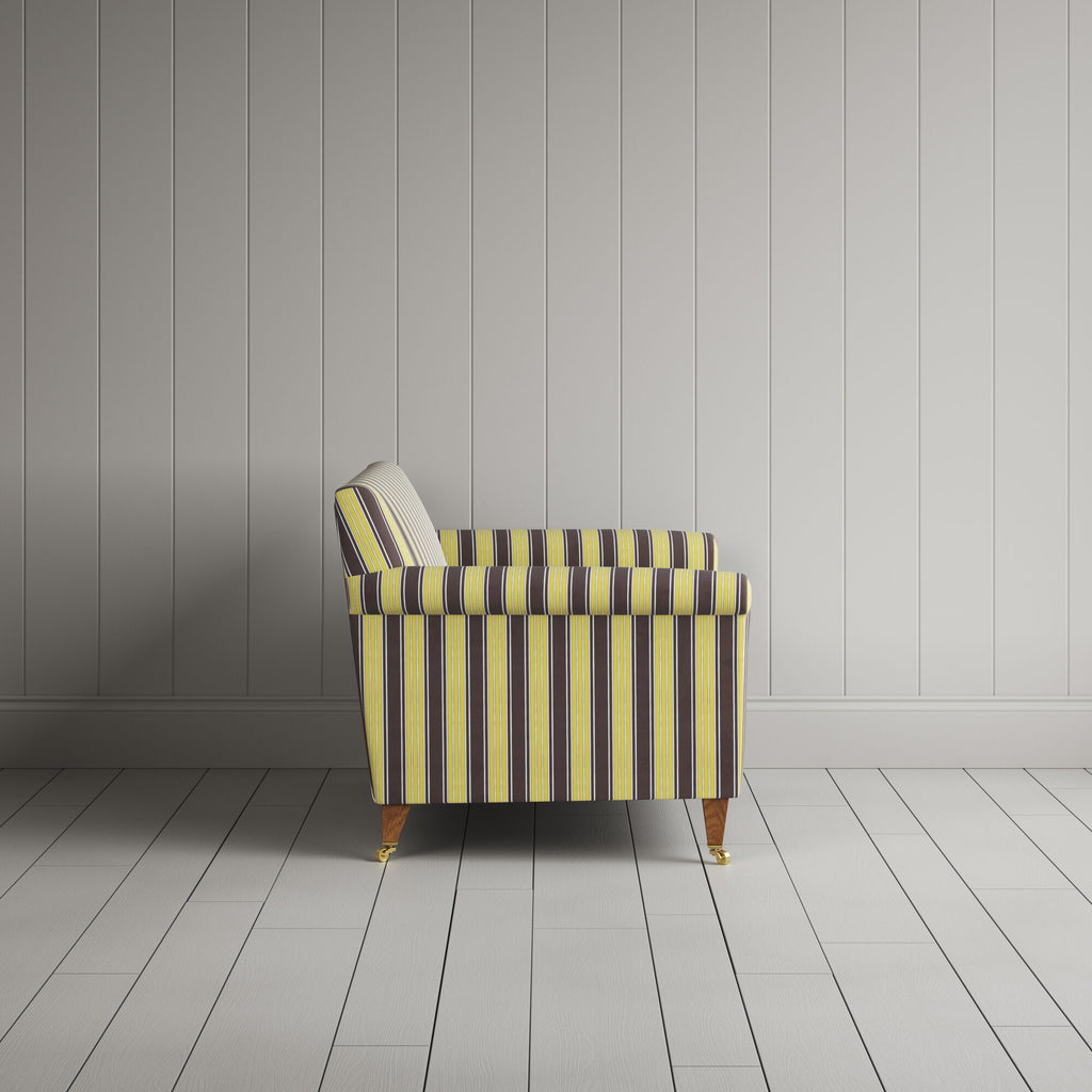Side View of Idler BIG LOVE Seat in Regatta Cotton, Custard