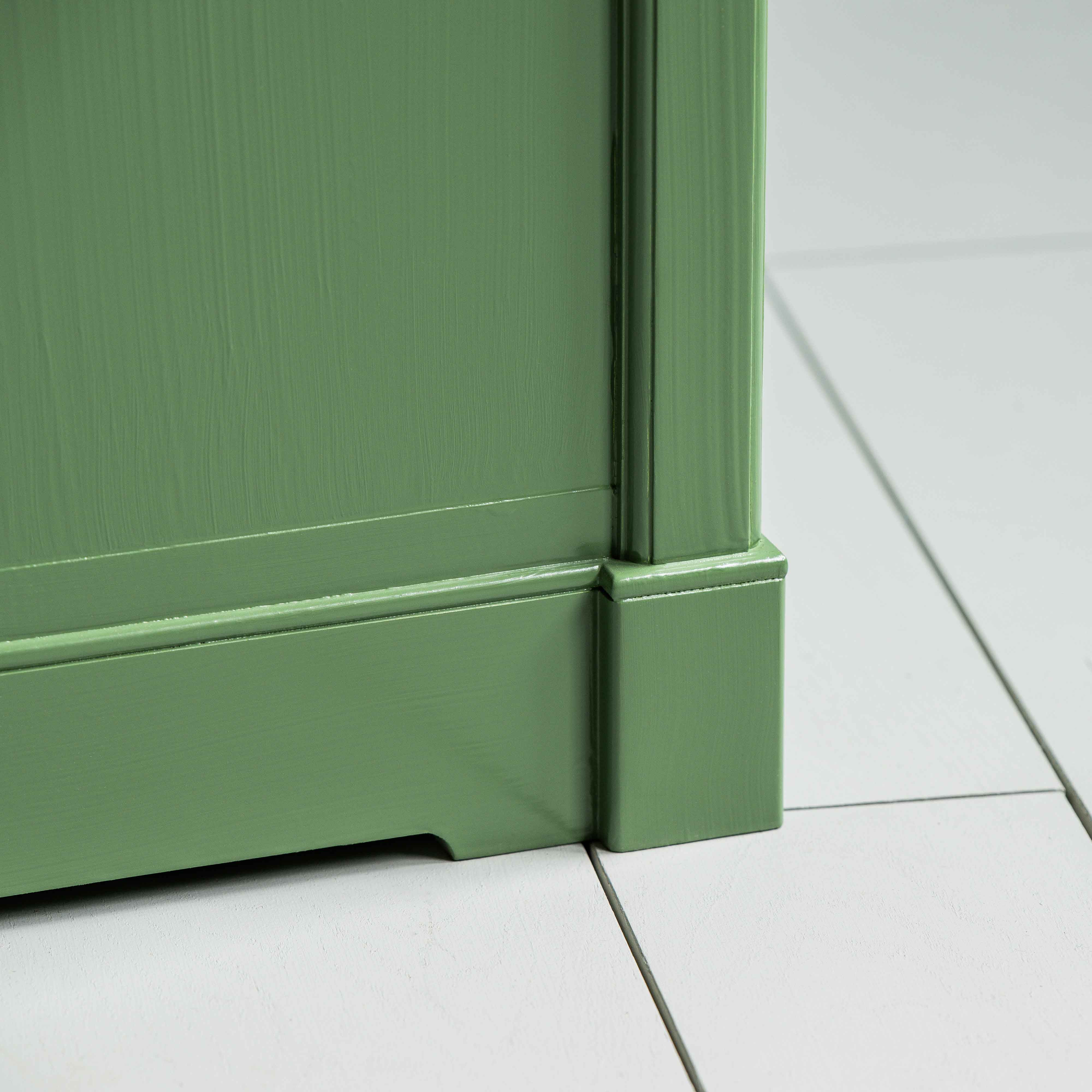 Shipshape Chest of Drawers, Sage Greens Bottom Edge Design - By NiX