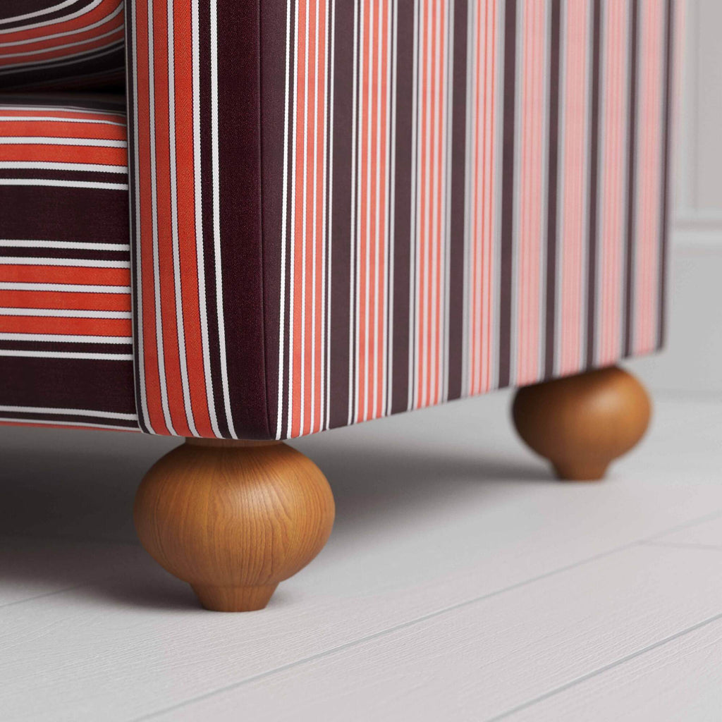 Playful spherical timber ball feet