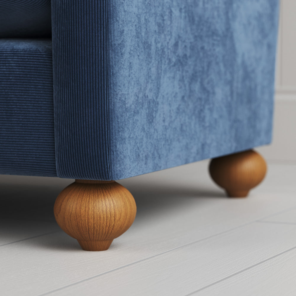 Spherical timber ball feets