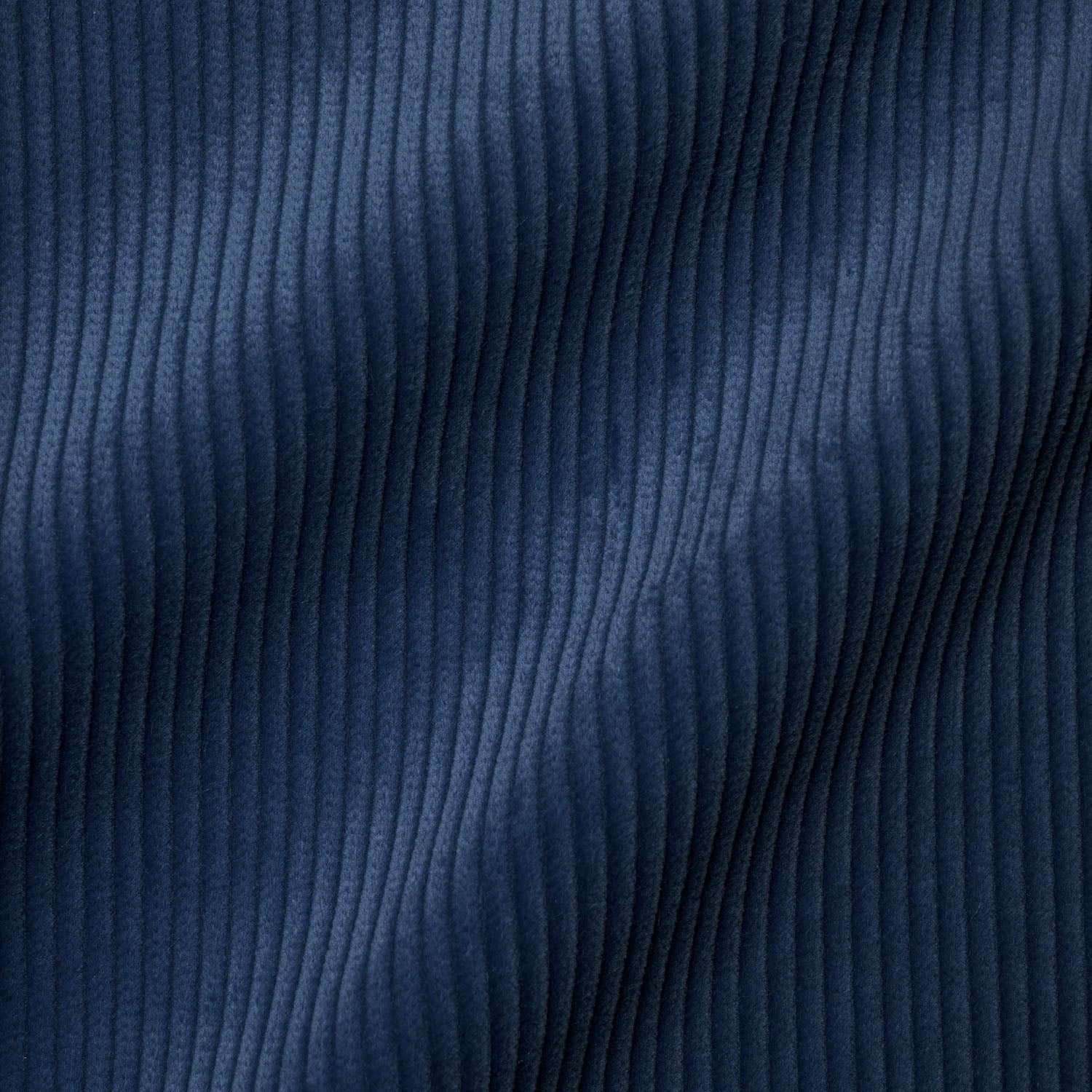 Detailed texture of the Dark Blue corduroy Fabric