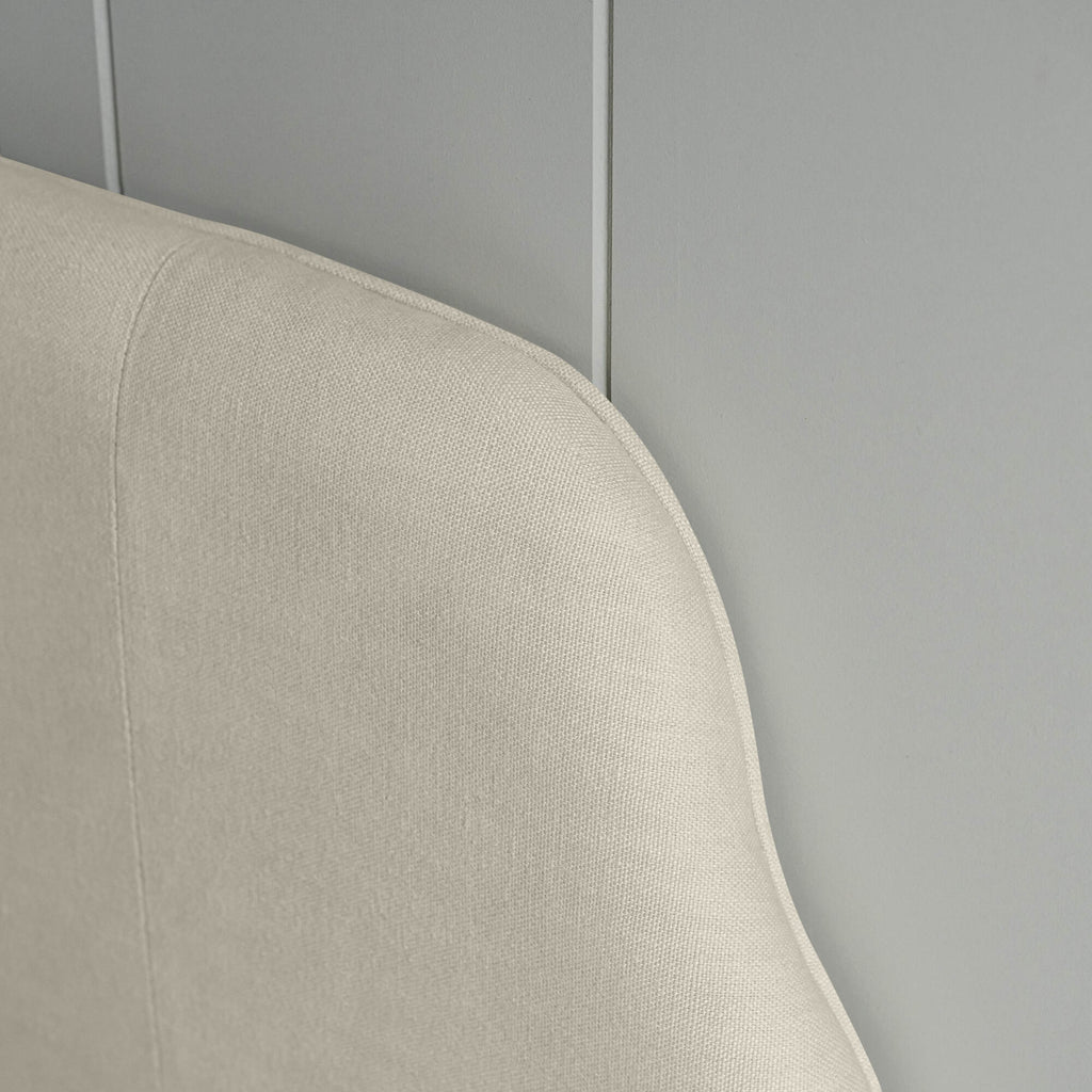 Laidback Linen Dove Bed without Valance elegant design layout in close-up.