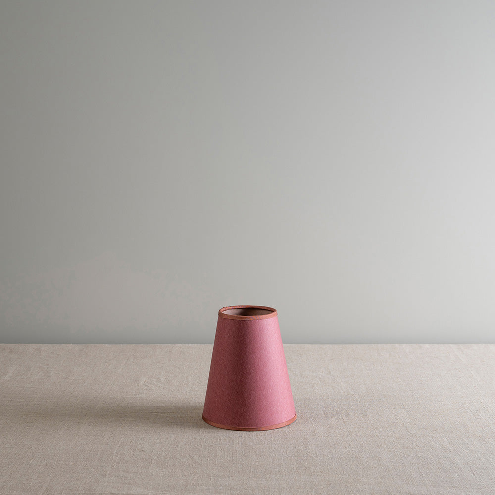 Bright Spark Tall Tapered Lamp Shade in Burgundy - Nicola Harding