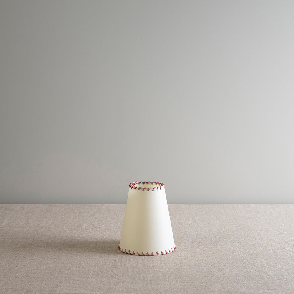 Bright Spark Tall Tapered Lamp Shade in Natural Parchment - Nicola Harding