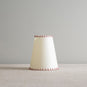 Bright Spark Tall Tapered Lamp Shade in Natural Parchment - Nicola Harding