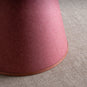 Ditsy Tall Tapered Lamp Shade in Burgundy with Pink Trim, Closeup - Nicola Harding