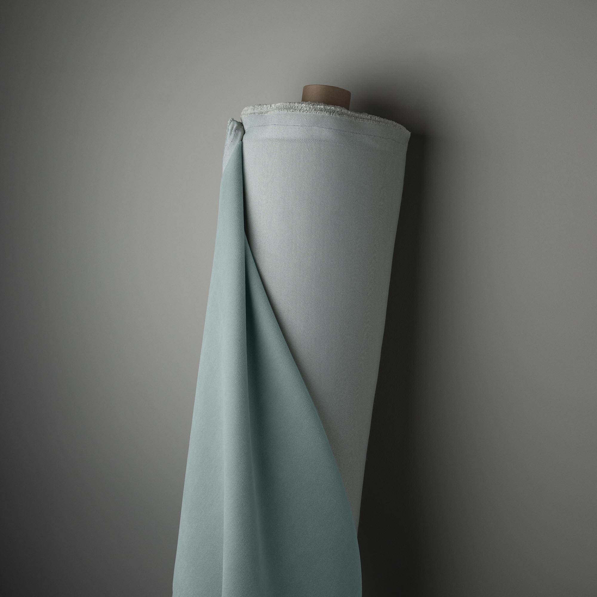 Hither Hexagonal Ottoman in Intelligent Velvet Mineral - Nicola Harding