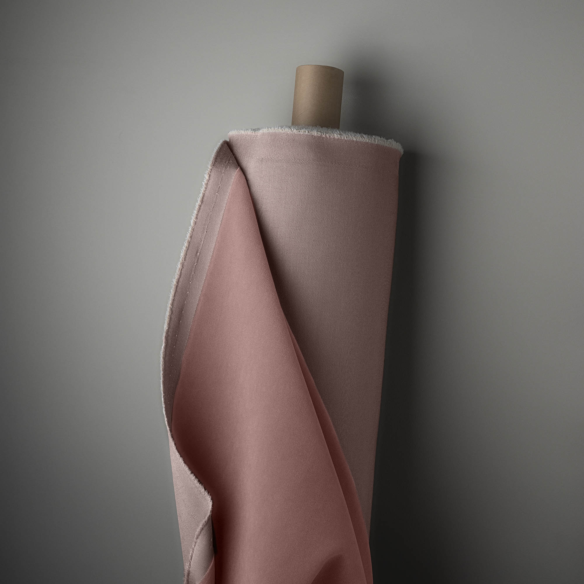 Hither Hexagonal Storage Ottoman in Intelligent Velvet Rose - Nicola Harding