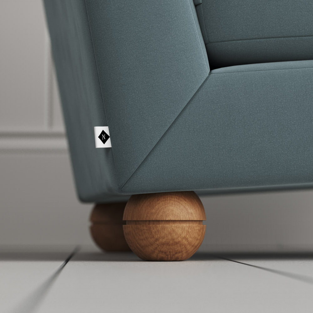 Round Wooden Feet