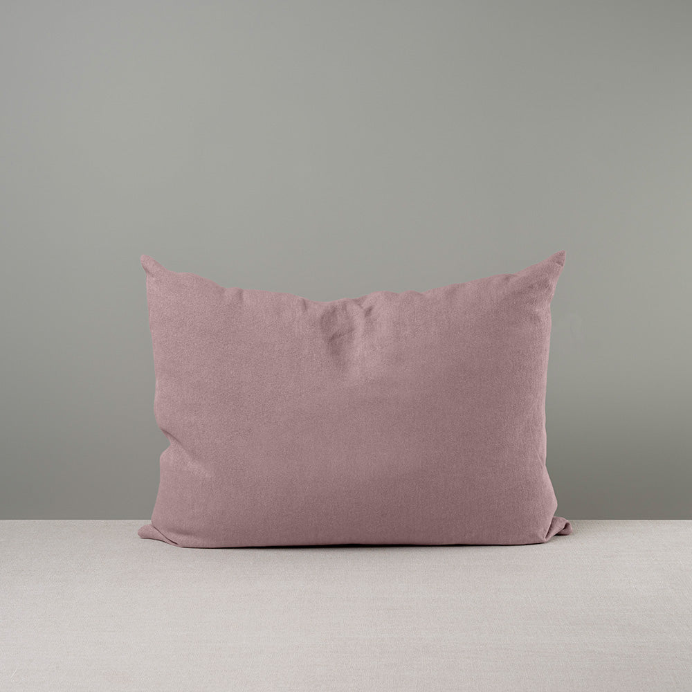 Front Side of Medium Rectangle Lollop Cushion in Purple(Heather) - By NiX