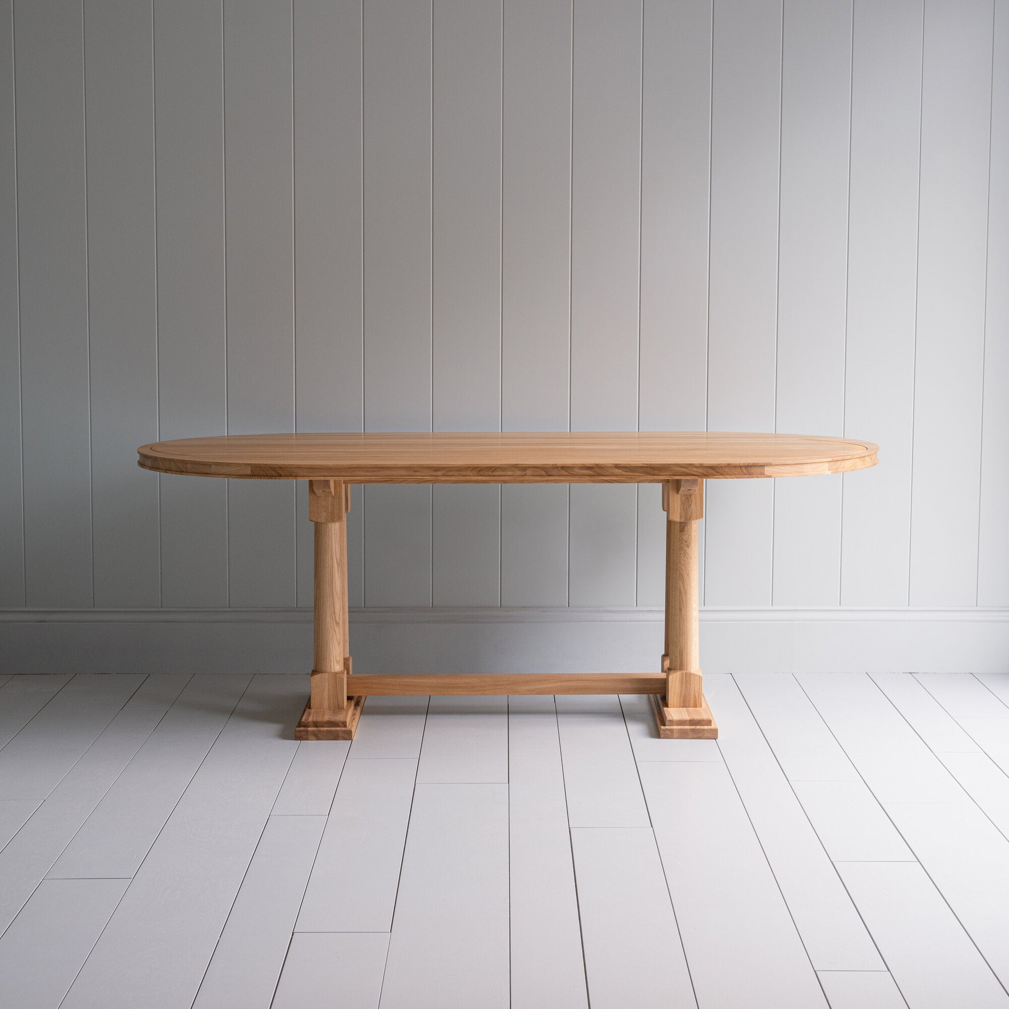 Tuck In Oval Dining Table in Oak
