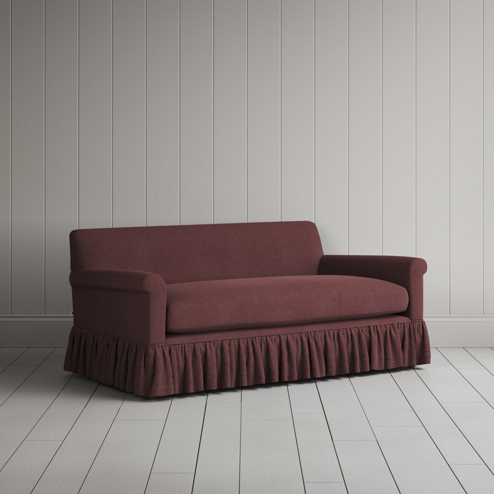  Curtain Call 2 Seater Sofa in Laidback Linen Damson 