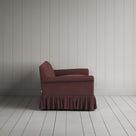 Side Profile of Curtain Call 2 Seater Sofa in Laidback Linen Damson