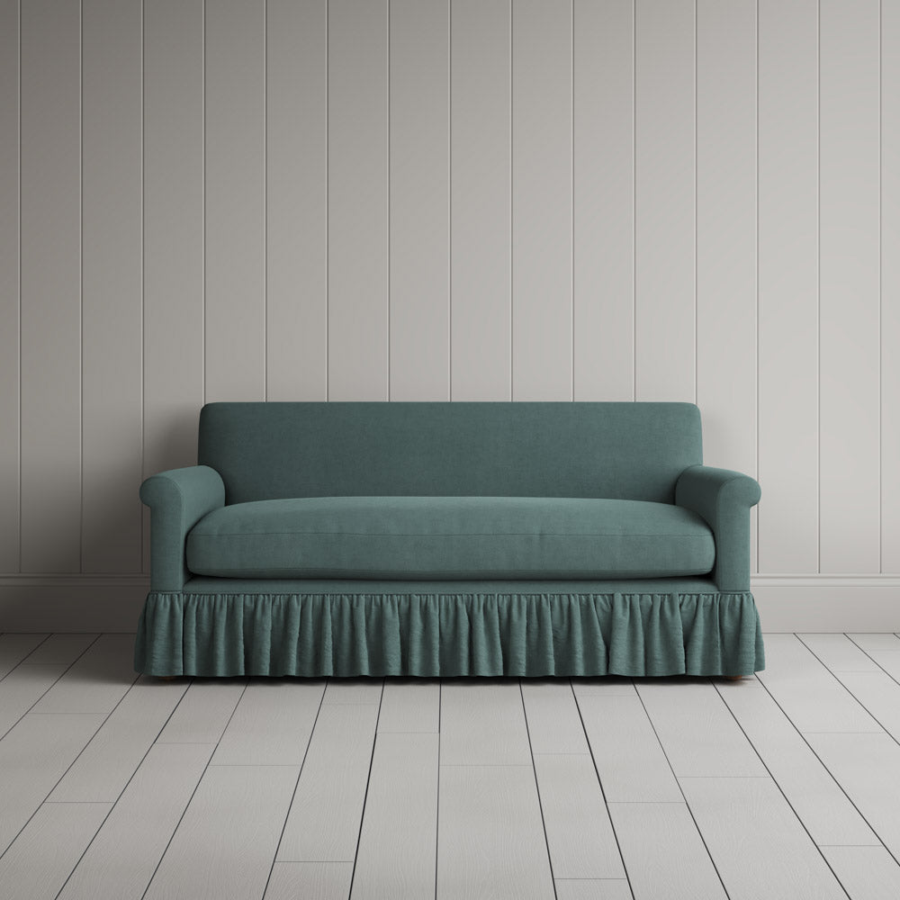  Front Profile of Curtain Call 2 Seater Sofa in Laidback Linen Mineral 