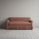 Front View of Curtain Call 2 Seater Sofa in Laidback Linen Roseberry