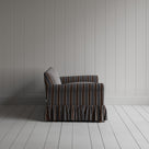 Side View of Curtain Call 2 Seater Sofa in Regatta Cotton, Charcoal