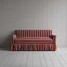 Front View of Curtain Call 2 Seater Sofa in Regatta Cotton, Flame