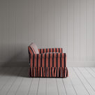 Side View of Curtain Call 2 Seater Sofa in Regatta Cotton, Flame